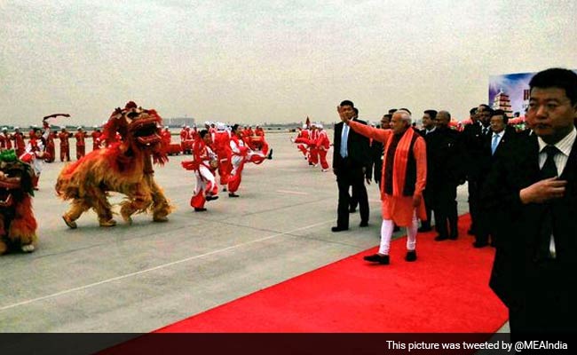 pmmodiarrivesinchina