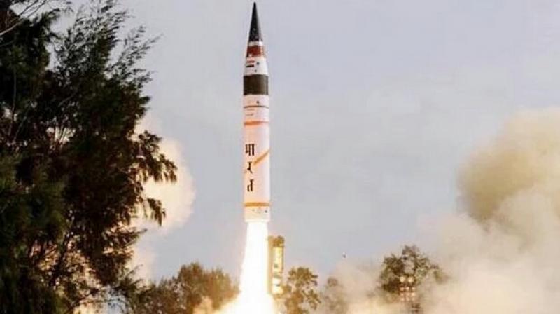 indiatestfiresagniiballisticmissile