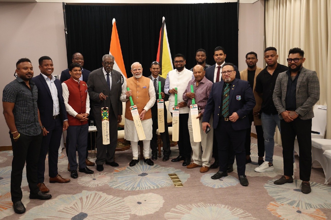 culturecuisineandcricketdeeplyconnectindiaandguyana:pmmodi