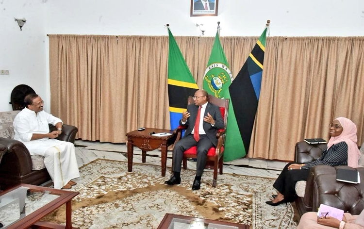 mosforexternalaffairsvmuraleedharancallsontanzaniaspresidenthusseinalimwinyiinzanzibar