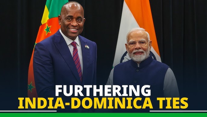 pmmodimeetsdominicancounterpartrooseveltskerritonsidelinesof2ndindiacaricomsummitinguyana