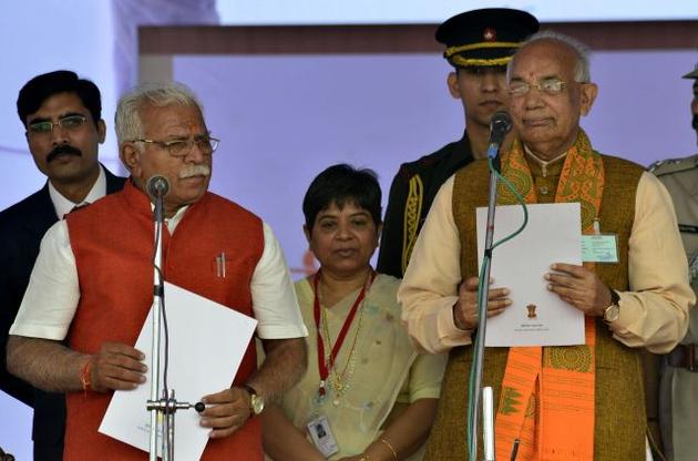 khattarsworninascmofharyana