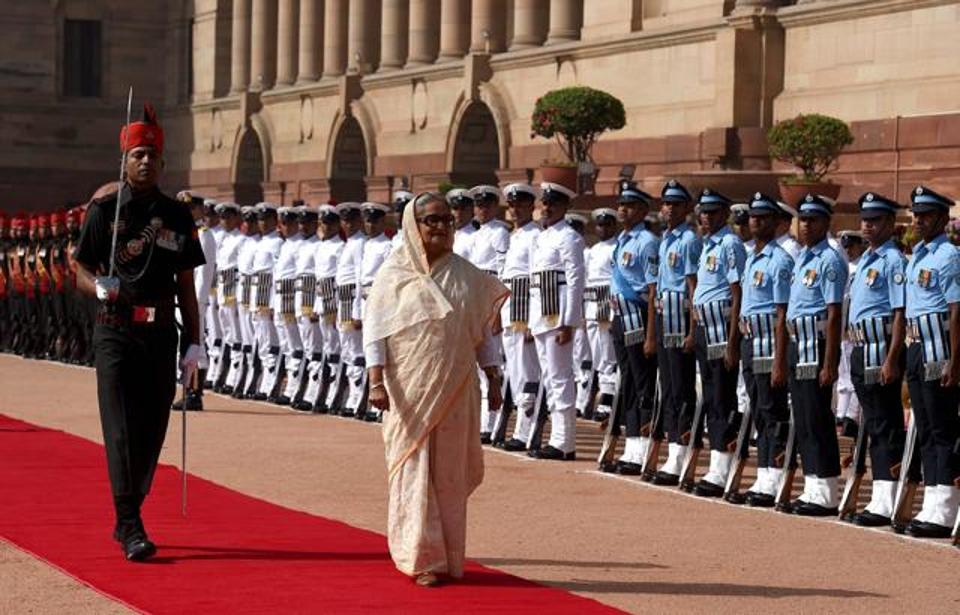 bangladeshpmsheikhhasinaaccordedceremonialwelcomeatrashtrapatibhavan