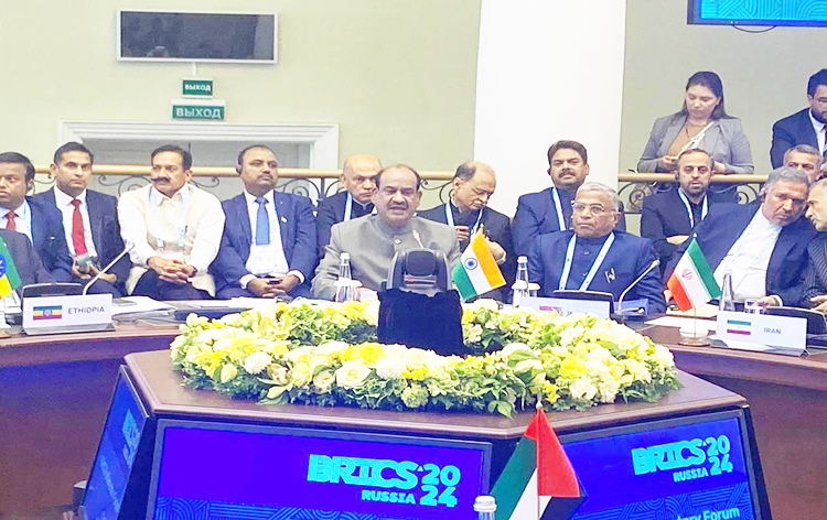 indiaisaproactivepartnerfurtheringbricsagendaofinclusivegrowthandsustainabledevelopment:ombirla
