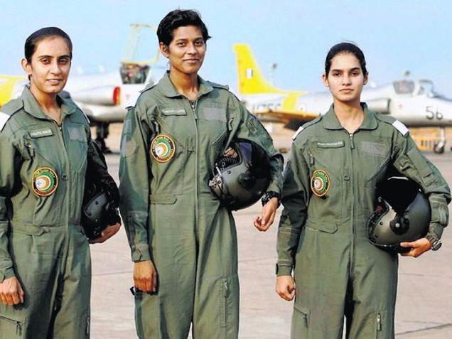 firstbatchofwomenfighterpilotsinductedintoiaf