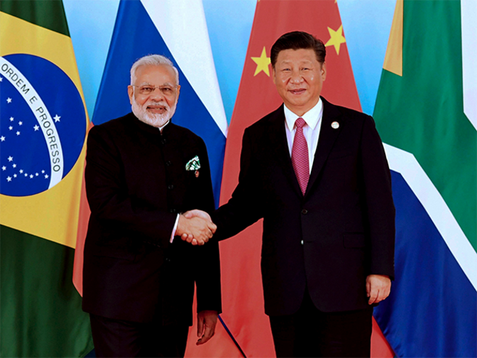 pmmoditoholdbilateralmeetwithchineseprezxi