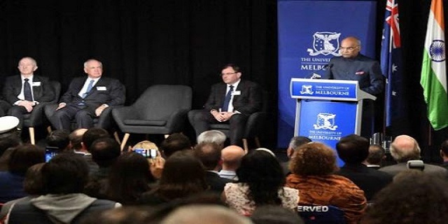 presidentkovindlaudsindiaaustraliapartnershipineducation
