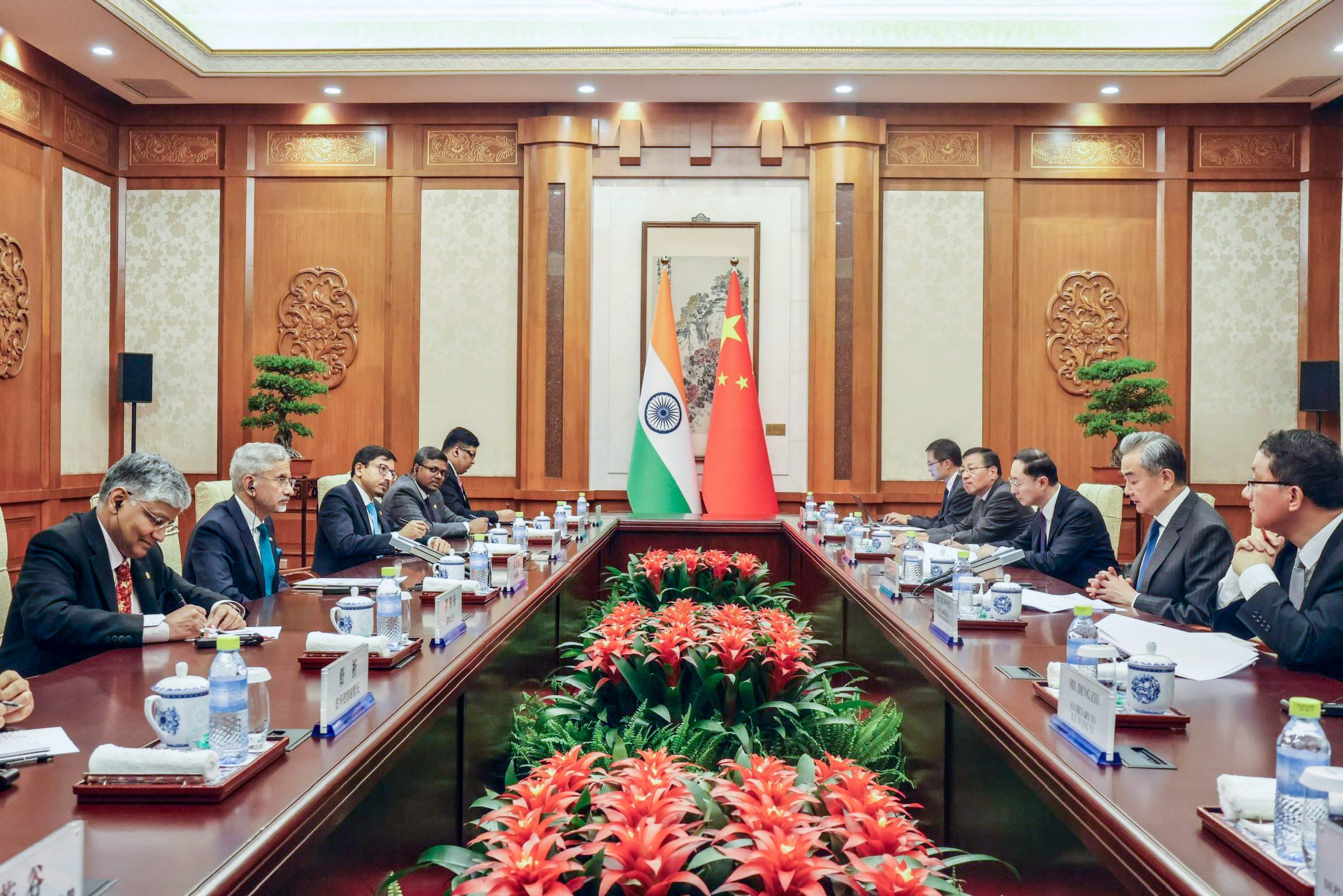 EAM Jaishankar meets his Chinese counterpart Wang Yi in Beijing