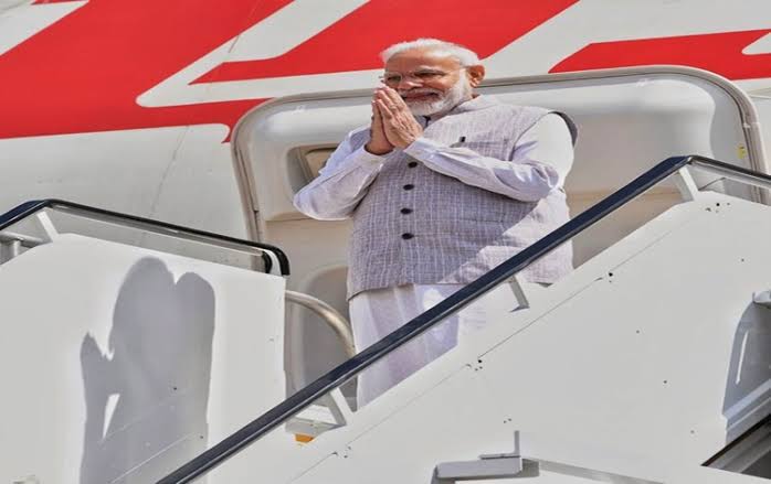 pmmodiarrivesinnewyorktoaddressungaafterhisvisittohouston