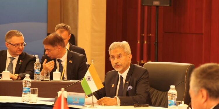 Dr S Jaishankar speaks at the SCO Council of Foreign Ministers meeting in China