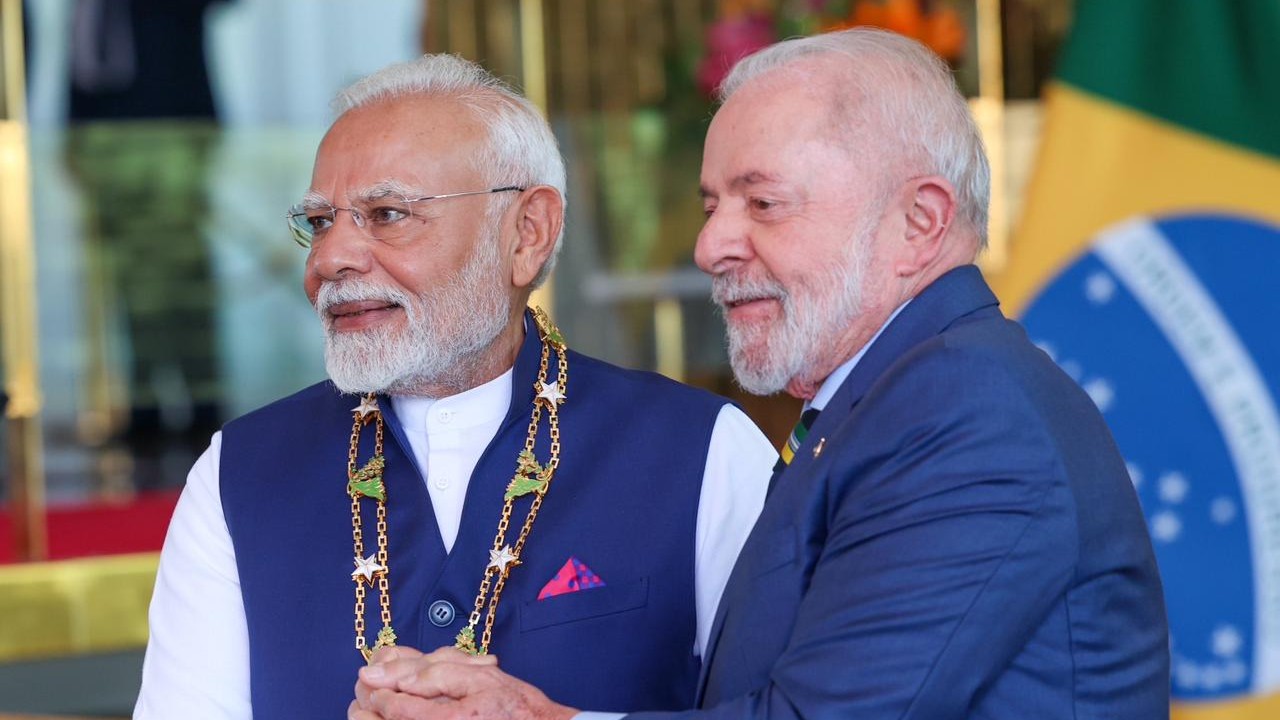 Brazil confers its highest civilian honour ‘Grand Collar of the National Order of the Southern Cross’ on PM Modi