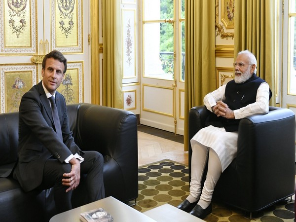 PM Modi holds talks with French President Emmanuel Macron in Paris