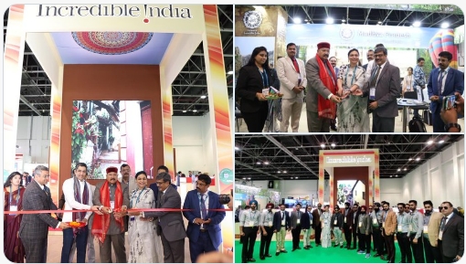 ministryoftourismunderitsincredibleindiabrandlineparticipatesatarabiantravelmarketdubai2022