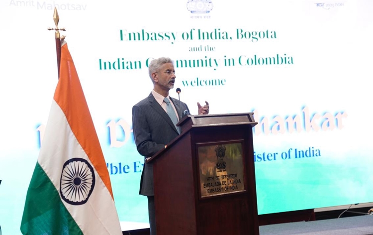 indiastransformationintonewindiaanditsglobalimplicationswithindiancommunityincolombia:sjaishankar