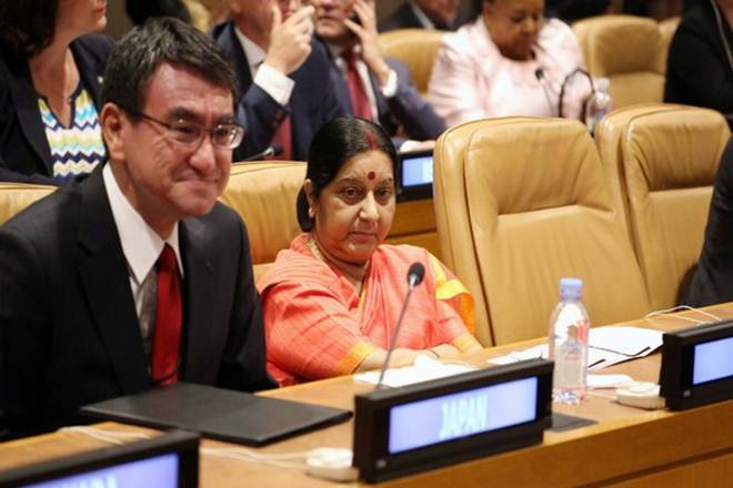 indiatoworkforenvironmentbeyondparisagreement:sushmaswaraj