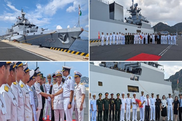 INS Kiltan Reaches Cam Ranh Bay In Vietnam