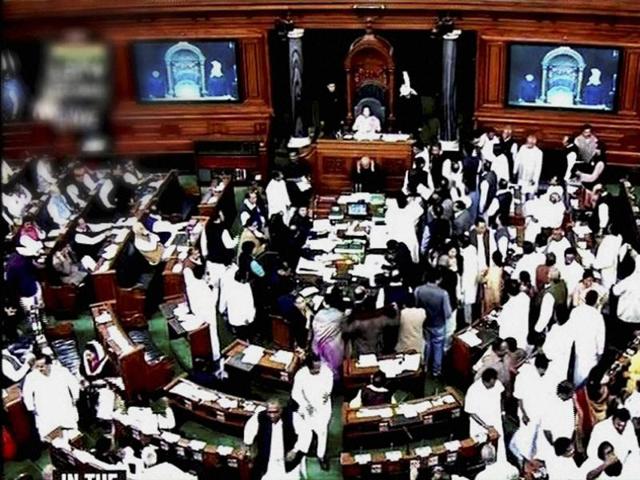 bothhousesofparliamentwitnessadjournmentsoverdemonetisation