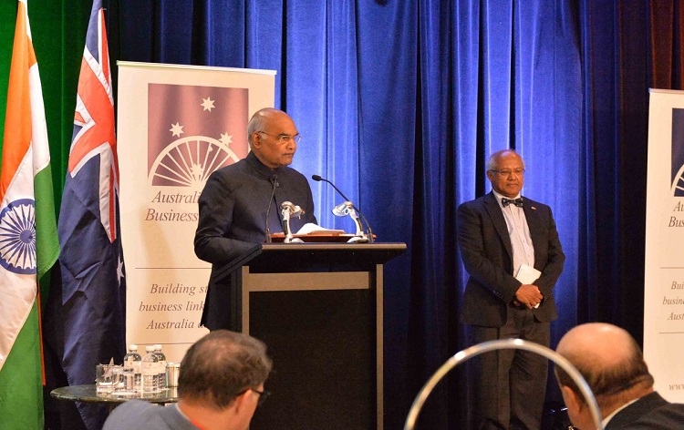 presidentramnathkovindemphasisesneedtostrengthentraderelationswithaustralia