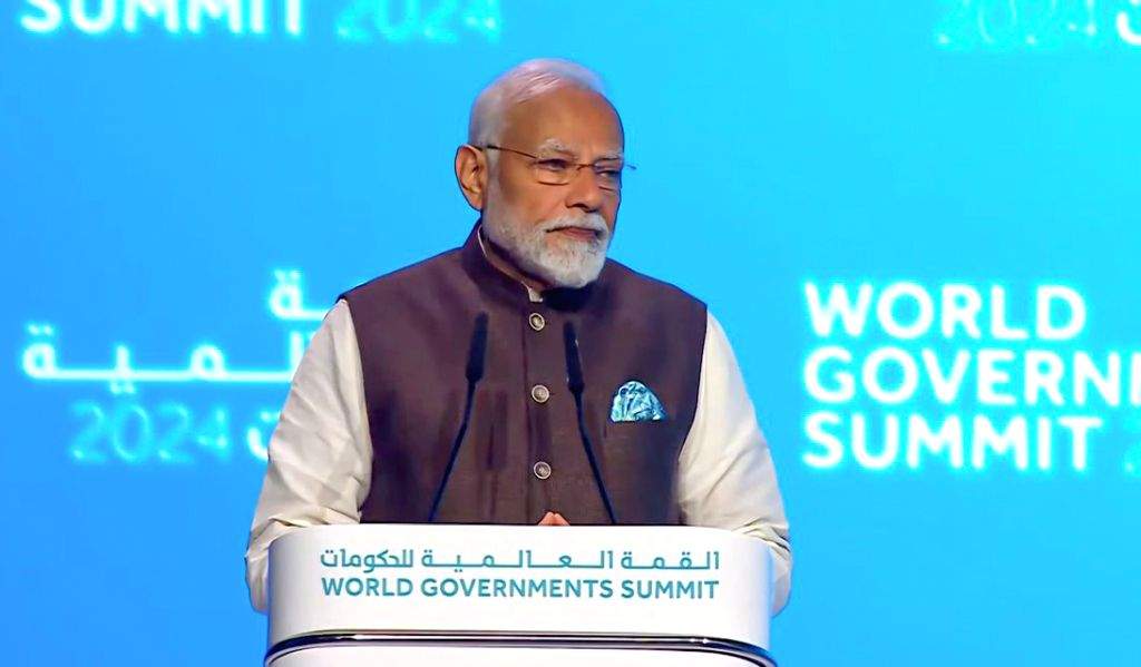 pmmodiaddressesworldgovernmentssummitindubai