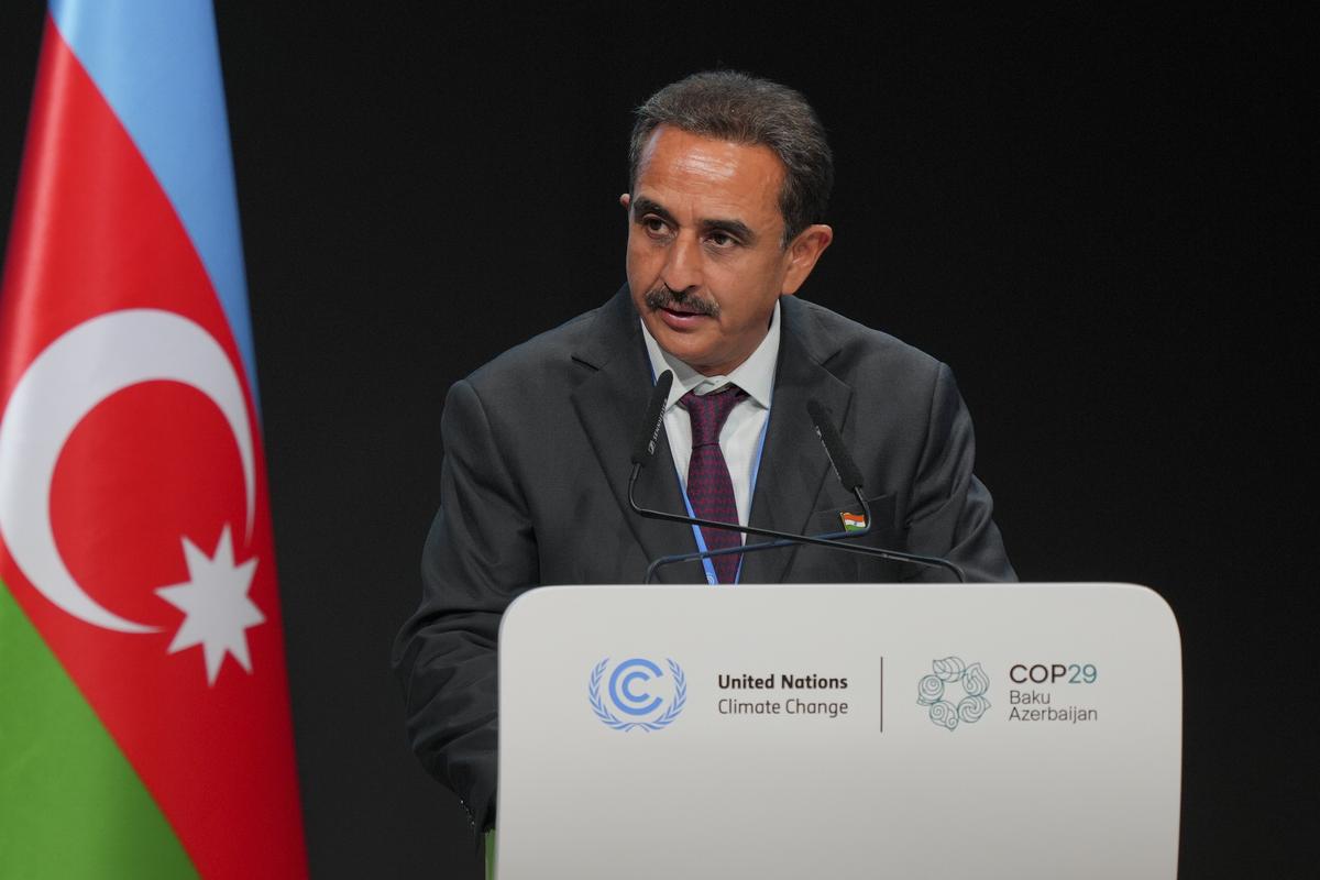 unionministerkirtivardhansinghcallsforcollectiveglobalactiononclimatechangeatcop29