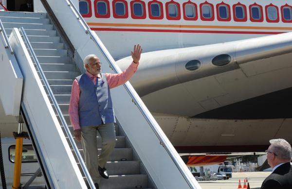 pmmodiarrivesinsydney